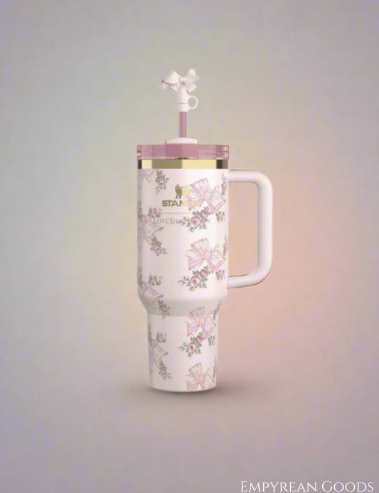 Limited edition Stanley x loveshackfancy cup rosa beaux pink