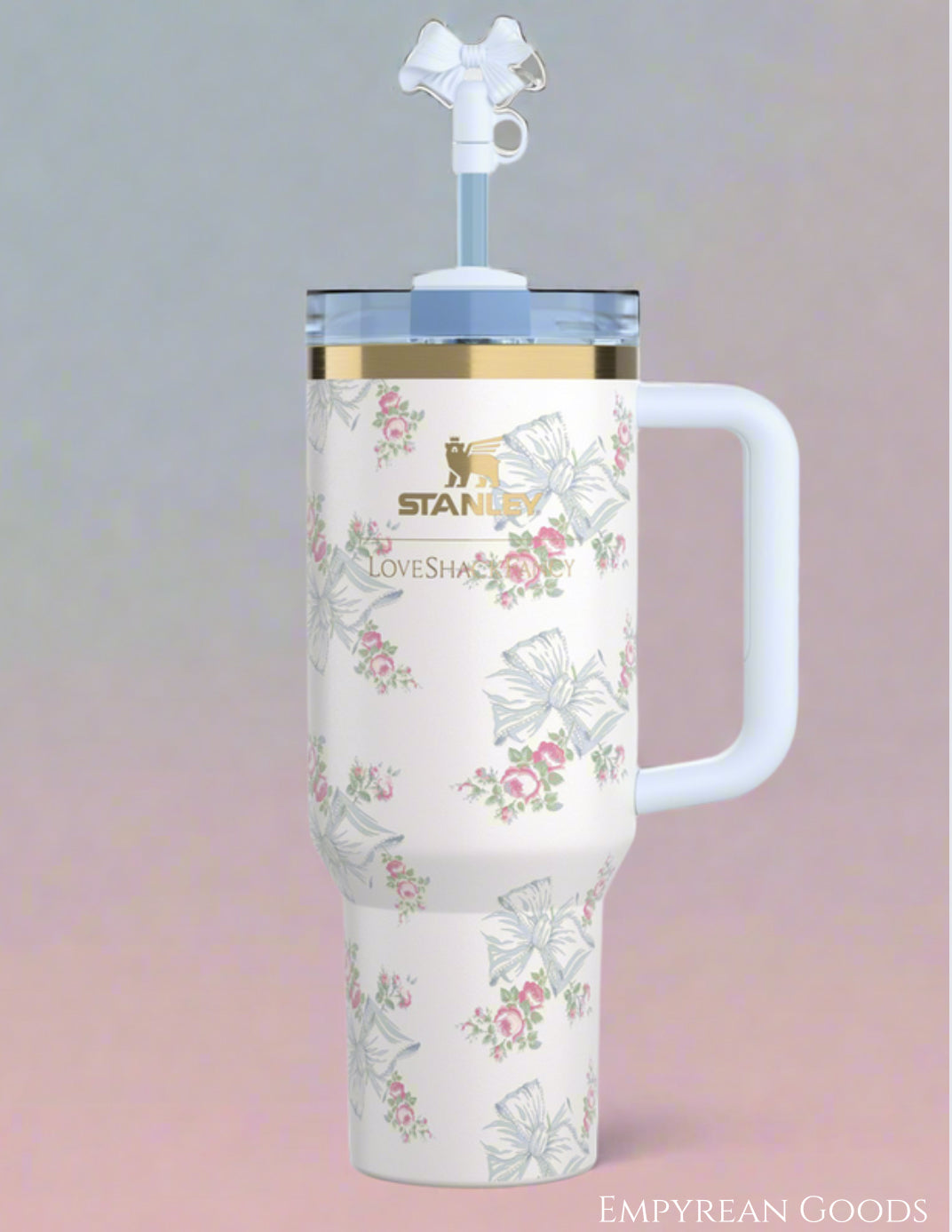 Limited edition Stanley x loveshackfancy cup rosa beaux blue