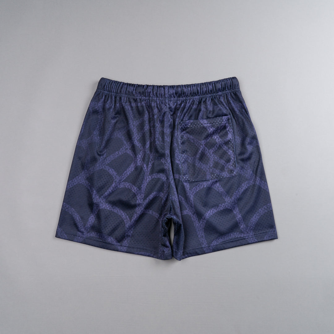 Wolves Symbiote WEB mesh shorts in midnight blue