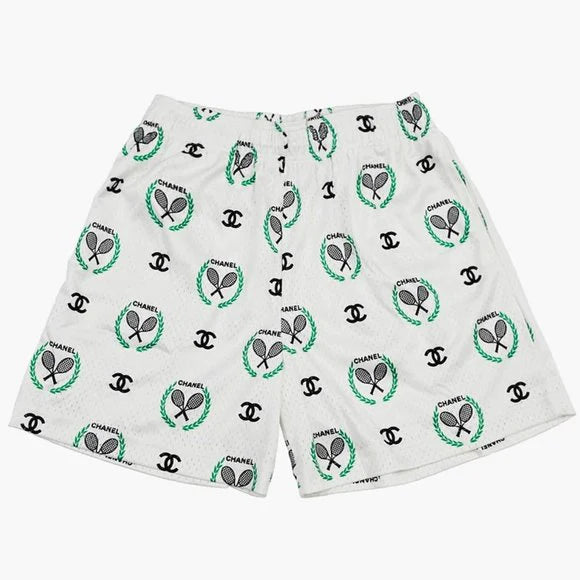 Bravest studios tennis design mesh shorts