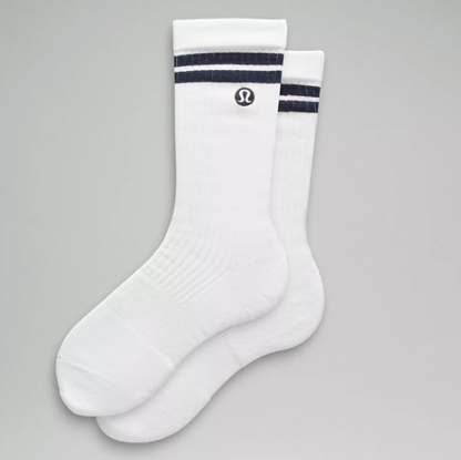 Lululemon Daily Stride Ribbed Comfort Crew Socks